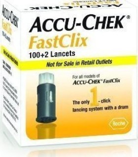 Roche Accu-Chek FastClix Lancets 102τμχ
