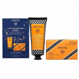 Apivita Promo A Kiss on the Hand Honey, Κρέμα Χεριών 50ml & Soap Bar 125gr