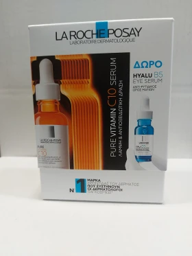 La Roche Posay Promo Pure Vitamin C10 30ml & Hyalu B5 Eye Serum 5ml