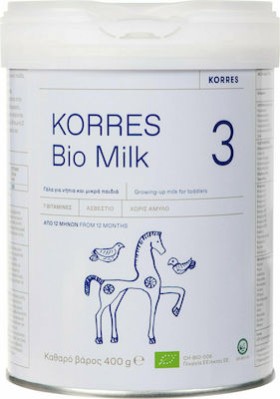 Korres Γάλα σε Σκόνη Bio Milk 3 12m+ 400gr