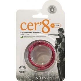 Vican Cer8 Band Ροζ Εντομοαπωθητικό Βραχιόλι - 1 Τεμάχιο