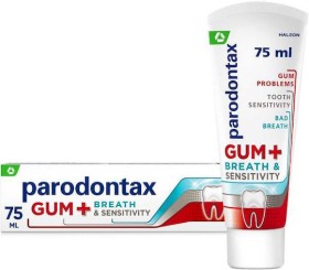 Parodontax Gum+breath & Sensitivity Οδοντόκρεμα 75ml