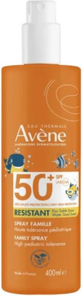 Avene Family Αδιάβροχο Αντηλιακό Spray SPF50 400ml