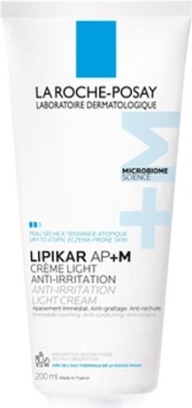 La Roche-Posay Lipikar AP+M Light Cream Ελαφριά Μαλακτική Κρέμα για Ξηρό Δέρμα με Τάση Ατοπίας, 200ml