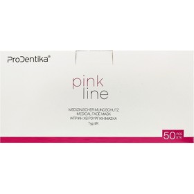 Μάσκες ProDentika Pink Line Type IIR Medical 3ply 50 τεμάχια