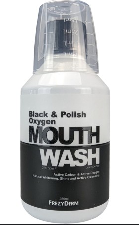 Frezyderm Mouthwash Black And Polish Oxygen 250ml