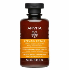 Apivita Keratin Repair Σαμπουάν Αναδόμησης/Θρέψης για Όλους τους Τύπους Μαλλιών 250ml