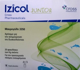 Cross Pharmaceuticals Izicol Junior 20 x 6gr