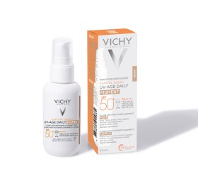 Vichy Capital Soleil UV-AGE Daily Pigment Αντηλιακή Λοσιόν Προσώπου SPF50+ με Χρώμα Medium 40ml.