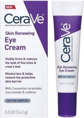 CeraVe Skin Renewing Eye Cream 15ml – Κρέμα Ματιών με Πεπτίδια & 3 Ceramides