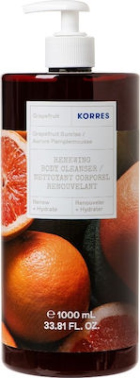 Korres Renewing Αφρόλουτρο σε Gel Grapefruit   1lt