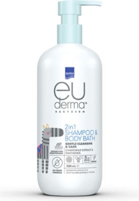 Intermed Euderma Babyderm 2 σε 1 Σαμπουάν & Αφρόλουτρο 500ml