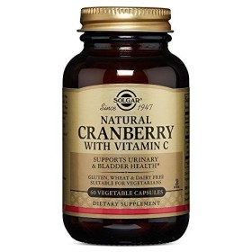 Solgar Natural Cranberry With Vitamin C Συμπλήρωμα Διατροφής Με Βιταμίνη C 60 Ταμπλέτες