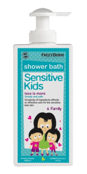 Frezyderm Sensitive Kids Shower Bath Ενυδατικό Αφρόλουτρο 200ml