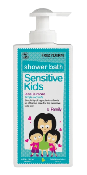 Frezyderm Sensitive Kids Shower Bath Ενυδατικό Αφρόλουτρο 200ml