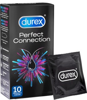 Durex Perfect Connection Προφυλακτικά με Έξτρα Λιπαντικό 10 Τεμάχια