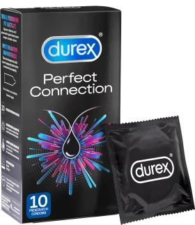 Durex Perfect Connection Προφυλακτικά με Έξτρα Λιπαντικό 10 Τεμάχια