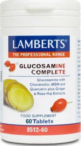 Lamberts Glucosamine Complete Vegan Συμπλήρωμα για την Υγεία των Αρθρώσεων 60 ταμπλέτες